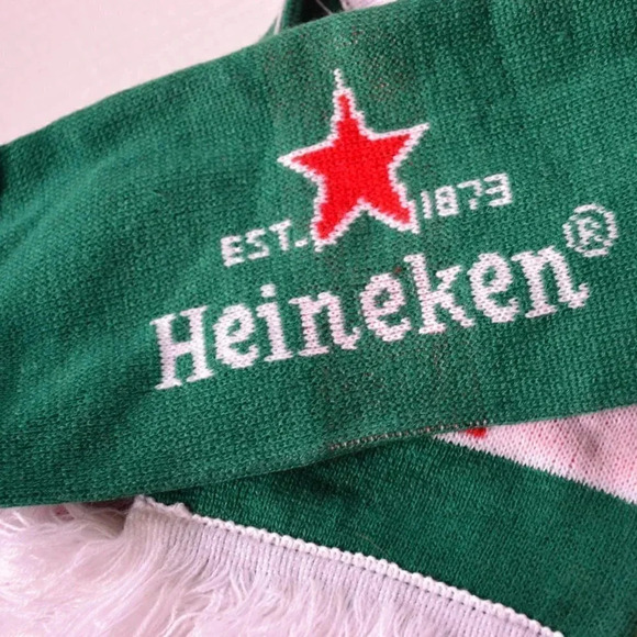 Vtg Heineken Beer Scarf - Picture 2 of 7